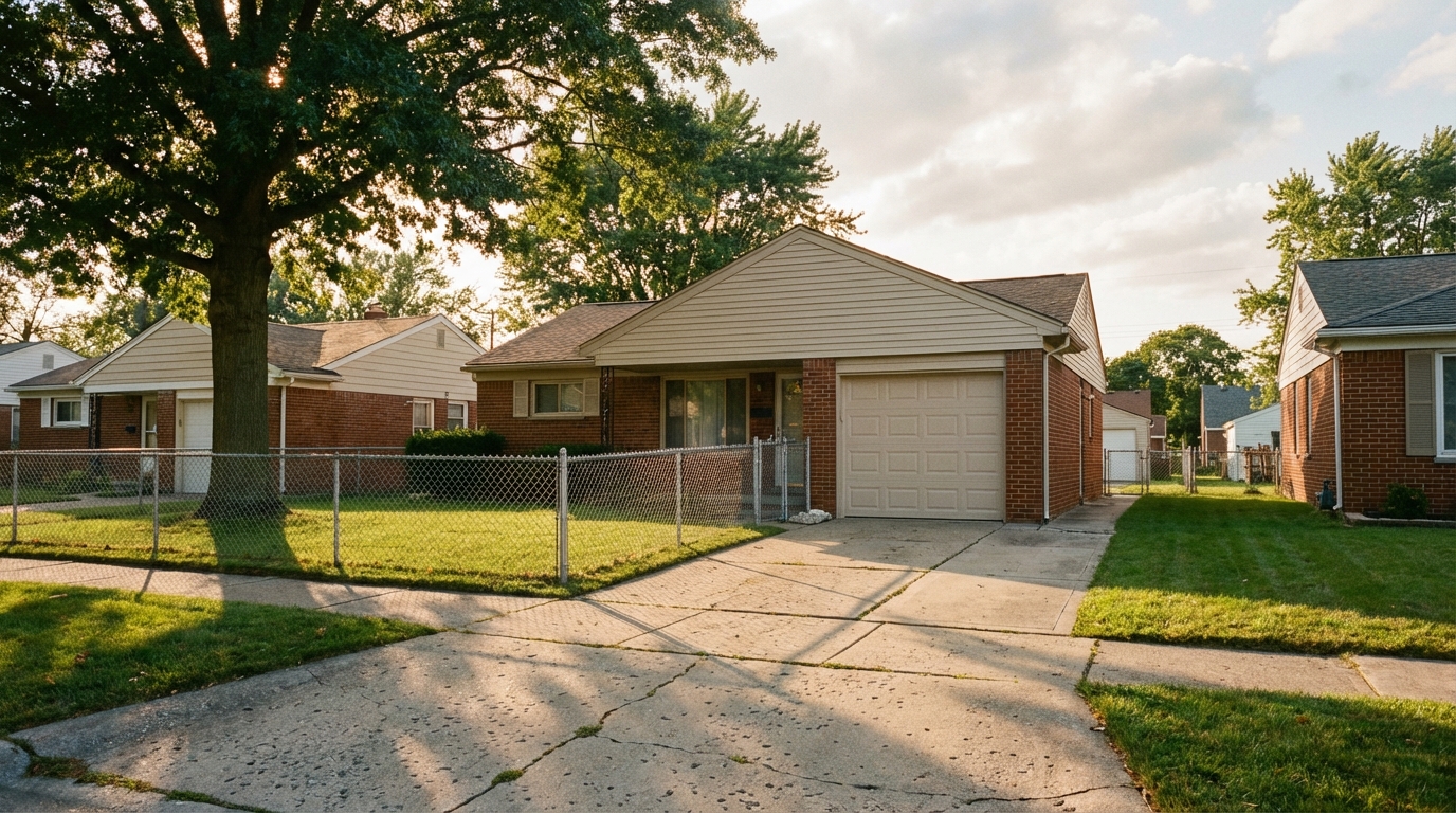 Garage door service in Melvindale, Michigan