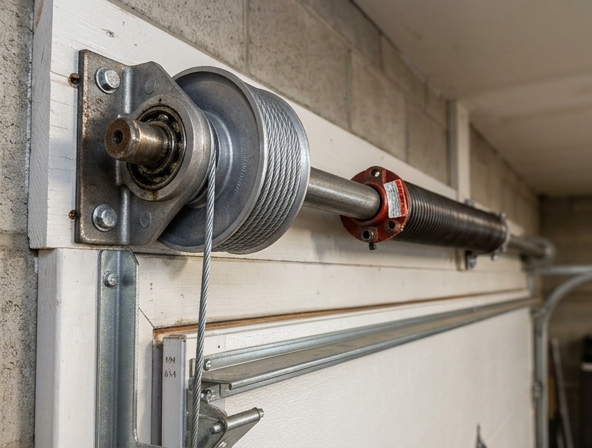 Cable drum and torsion bar assembly