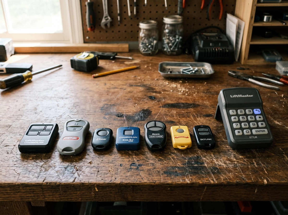 Garage door remotes and keypads for LiftMaster, Chamberlain, Genie and Craftsman openers